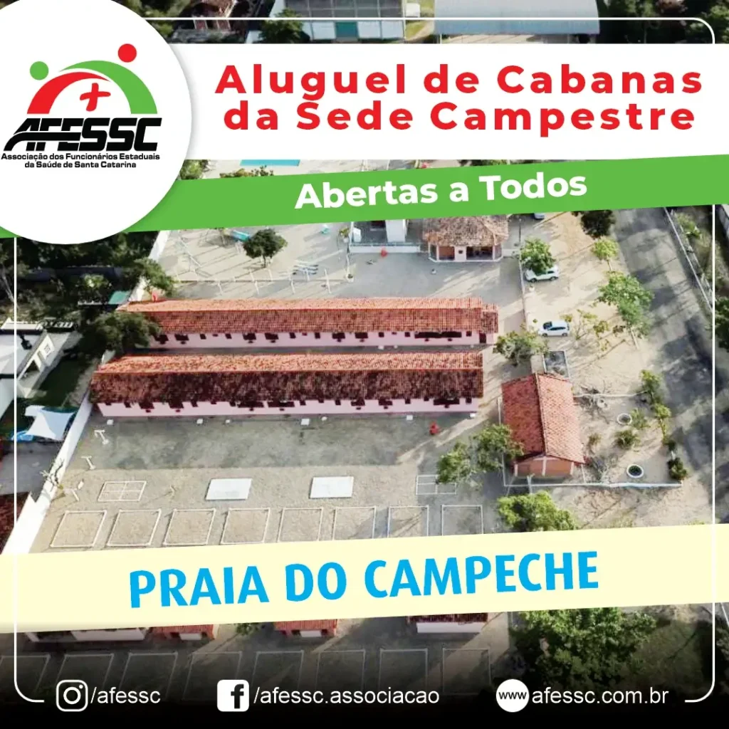 AFESSC - Locação de Cabanas Sede Campeche